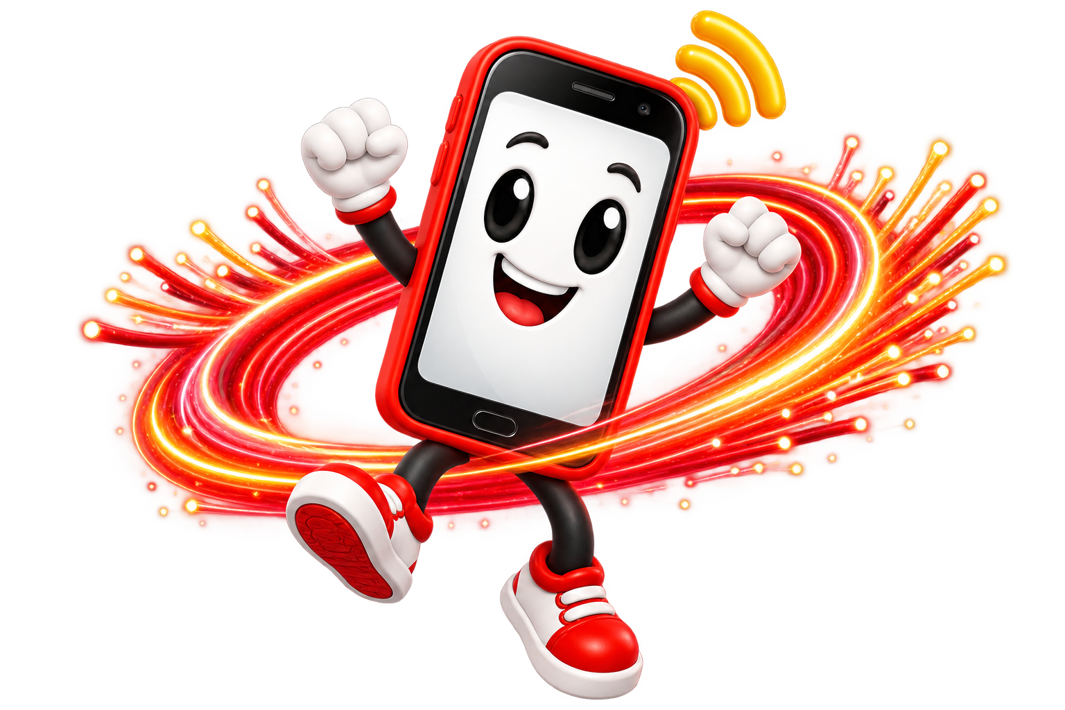 Ilustración Smarti para plan de 1,000 Mbps