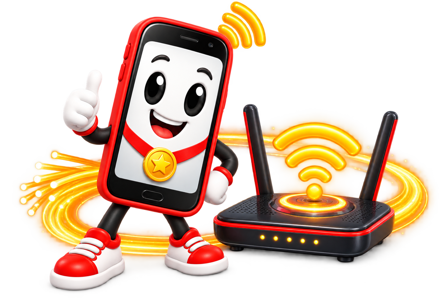 Ilustración Smarti para plan de 500 Mbps